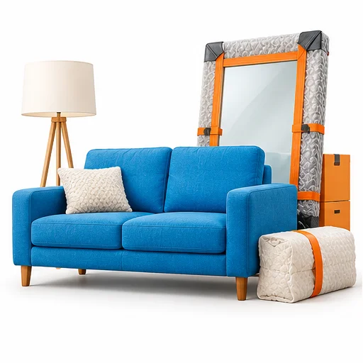 Illustration of furniture removals