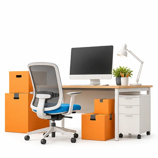 Illustration of office relocations