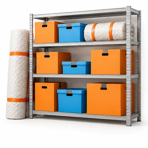 Illustration of moving & storage